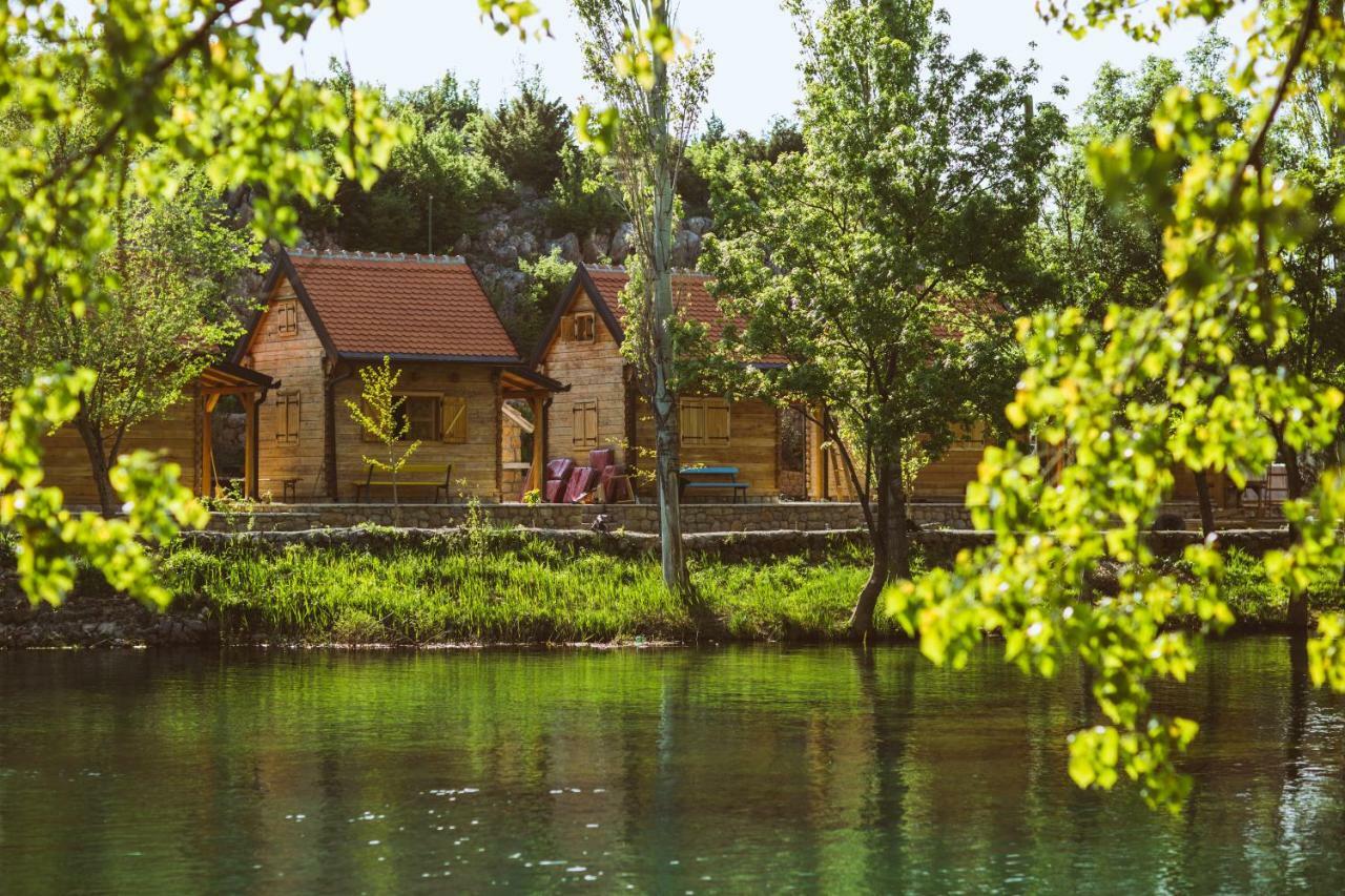 River Huts Zrmanja Obrovac Eksteriør billede